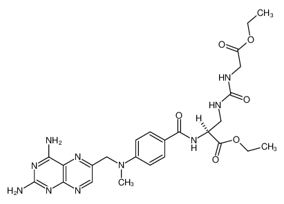 (S)-2-{4-[(2,4-Diamino-pteridin-6-ylmethyl)-methyl-amino]-benzoylamino}-3-(3-ethoxycarbonylmethyl-ureido)-propionic acid ethyl ester CAS:96846-30-9 manufacturer & supplier