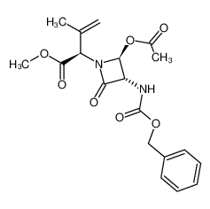 (2R) methyl 2-((3S,4S)-4-acetoxy-3-benzyloxycarbonylaminoazetidin-2-on-1-yl)-3-methylbut-3-enoate CAS:96851-01-3 manufacturer & supplier