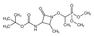 tert-butyl (1-(1-(dimethoxyphosphoryl)ethoxy)-2-methyl-4-oxoazetidin-3-yl)carbamate CAS:96851-25-1 manufacturer & supplier