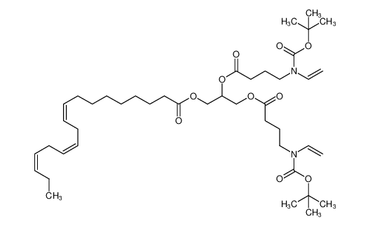 3-(((9Z,12Z,15Z)-octadeca-9,12,15-trienoyl)oxy)propane-1,2-diyl bis(4-((tert-butoxycarbonyl)(vinyl)amino)butanoate) CAS:96853-91-7 manufacturer & supplier