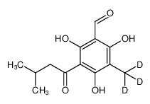 2,4,6-trihydroxy-3-(methyl-d3)-5-(3-methylbutanoyl)benzaldehyde CAS:96854-00-1 manufacturer & supplier