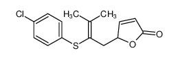 2(5H)-Furanone, 5-[2-[(4-chlorophenyl)thio]-3-methyl-2-butenyl]- CAS:96856-62-1 manufacturer & supplier