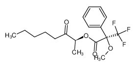 (R)-3,3,3-Trifluoro-2-methoxy-2-phenyl-propionic acid (S)-1-methyl-2-oxo-heptyl ester CAS:96857-06-6 manufacturer & supplier