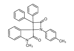 1'-methyl-3,3-diphenyl-1-(p-tolyl)spiro[azetidine-2,3'-indoline]-2',4-dione CAS:96859-88-0 manufacturer & supplier