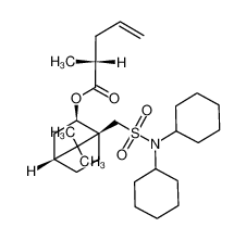 (R)-2-Methyl-pent-4-enoic acid (1S,2R,4R)-1-[(dicyclohexylsulfamoyl)-methyl]-7,7-dimethyl-bicyclo[2.2.1]hept-2-yl ester CAS:96864-02-7 manufacturer & supplier