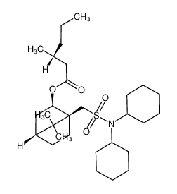 (1S,2R,4R)-1-((N,N-dicyclohexylsulfamoyl)methyl)-7,7-dimethylbicyclo[2.2.1]heptan-2-yl (R)-3-methylhexanoate CAS:96864-25-4 manufacturer & supplier