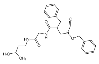 N-(3(RS)-(N-(benzyloxy)-N-formylamino)-1-oxo-2-benzylpropyl)glycine isopentylamide CAS:96866-18-1 manufacturer & supplier