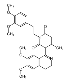 3-(6,7-dimethoxy-3,4-dihydro-isoquinolin-1-yl)-1-(3,4-dimethoxy-phenethyl)-4-methyl-piperidine-2,6-dione CAS:96869-82-8 manufacturer & supplier