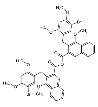 3-(5-Brom-2,4-dimethoxy-benzyl)-4-methoxy-naphthoesaeure-(2)-anhydrid CAS:96872-42-3 manufacturer & supplier