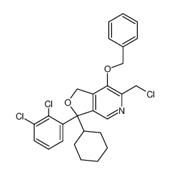 1,3-dihydro-3-cyclohexyl-3-(2,3-dichlorophenyl)-6-chloromethyl-7-benzoxy-furo-(3,4-c)-pyridine CAS:96882-49-4 manufacturer & supplier