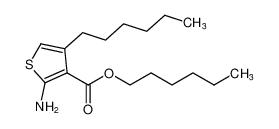 3-Thiophenecarboxylic acid, 2-amino-4-hexyl-, hexyl ester CAS:96884-72-9 manufacturer & supplier