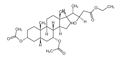 ethyl 3α,7α-diacetoxy-(22R)-hydroxy-5β-cholan-24-oate CAS:96890-34-5 manufacturer & supplier