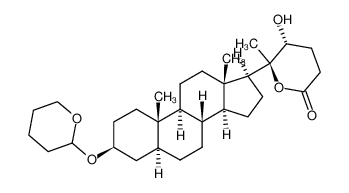 (5R,6R)-6-[(3S,5S,8R,9S,10S,13S,14S,17S)-10,13-Dimethyl-3-(tetrahydro-pyran-2-yloxy)-hexadecahydro-cyclopenta[a]phenanthren-17-yl]-5-hydroxy-6-methyl-tetrahydro-pyran-2-one CAS:96890-43-6 manufacturer & supplier