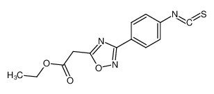 [3-(4-Isothiocyanato-phenyl)-[1,2,4]oxadiazol-5-yl]-acetic acid ethyl ester CAS:96898-57-6 manufacturer & supplier