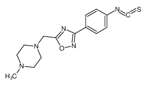 1-[3-(4-Isothiocyanato-phenyl)-[1,2,4]oxadiazol-5-ylmethyl]-4-methyl-piperazine CAS:96898-59-8 manufacturer & supplier