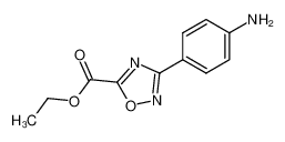 3-(4-Amino-phenyl)-[1,2,4]oxadiazole-5-carboxylic acid ethyl ester CAS:96898-85-0 manufacturer & supplier