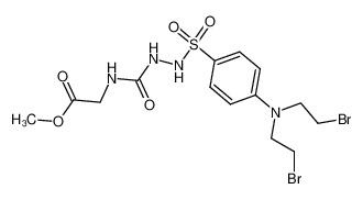 N-(4-(Bis-(2-brom-ethyl)-amino)-benzol-sulfonylamino)-N'-methoxycarbonylmethyl-harnstoff CAS:96900-55-9 manufacturer & supplier