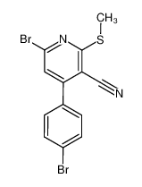 6-Bromo-4-(4-bromo-phenyl)-2-methylsulfanyl-nicotinonitrile CAS:96902-04-4 manufacturer & supplier