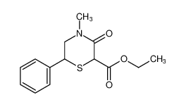 2-Thiomorpholinecarboxylic acid, 4-methyl-3-oxo-6-phenyl-, ethyl ester CAS:96905-06-5 manufacturer & supplier