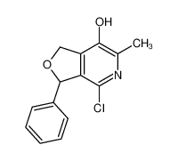 1,3-dihydro-3-phenyl-4-chloro-6-methyl-7-hydroxy-furo-(3,4-c)-pyridine CAS:96908-93-9 manufacturer & supplier