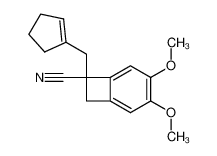 7-cyclopentenylmethyl-3,4-dimethoxybicyclo(4.2.0)octa-1(6),2,4-triene-7-carbonitrile CAS:96917-52-1 manufacturer & supplier