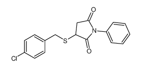 2,5-Pyrrolidinedione, 3-[[(4-chlorophenyl)methyl]thio]-1-phenyl- CAS:96918-06-8 manufacturer & supplier