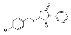 2,5-Pyrrolidinedione, 3-[[(4-methylphenyl)methyl]thio]-1-phenyl- CAS:96918-08-0 manufacturer & supplier