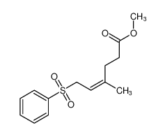 4-Hexenoic acid, 4-methyl-6-(phenylsulfonyl)-, methyl ester, (Z)- CAS:96921-52-7 manufacturer & supplier