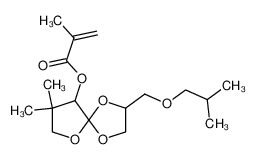 2-Isobutoxymethyl-8,8-dimethyl-9-methacryloyloxy-1,4,6-trioxa-spiro(4,4)nonan CAS:96923-32-9 manufacturer & supplier