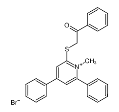 1-methyl-2-((2-oxo-2-phenylethyl)thio)-4,6-diphenylpyridin-1-ium bromide CAS:96928-06-2 manufacturer & supplier