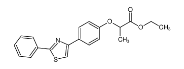 2-[4-(2-Phenyl-thiazol-4-yl)-phenoxy]-propionic acid ethyl ester CAS:96928-23-3 manufacturer & supplier