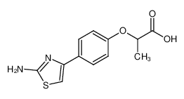 2-[4-(2-Amino-thiazol-4-yl)-phenoxy]-propionic acid CAS:96928-26-6 manufacturer & supplier