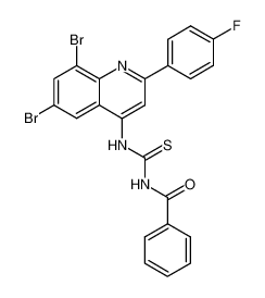 1-Benzoyl-3-[6,8-dibromo-2-(4-fluoro-phenyl)-quinolin-4-yl]-thiourea CAS:96938-63-5 manufacturer & supplier