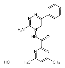 4,6-Dimethyl-pyrimidine-2-carboxylic acid (3-amino-6-phenyl-5H-[1,2,4]triazin-4-yl)-amide; hydrochloride CAS:96939-66-1 manufacturer & supplier