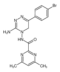 3-Amino-6-p-bromphenyl-4,5-dihydro-4-(4,6-dimethyl-pyrimidin-2-oyl)-amino-1,2,4-triazin CAS:96939-69-4 manufacturer & supplier