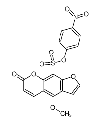 4-Methoxy-7-oxo-7H-furo[3,2-g]chromene-9-sulfonic acid 4-nitro-phenyl ester CAS:96944-28-4 manufacturer & supplier