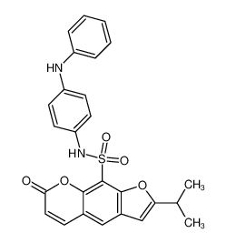 2-Isopropyl-7-oxo-7H-furo[3,2-g]chromene-9-sulfonic acid (4-phenylamino-phenyl)-amide CAS:96944-61-5 manufacturer & supplier