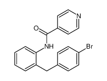 4-Pyridinecarboxamide, N-[2-[(4-bromophenyl)methyl]phenyl]- CAS:96960-06-4 manufacturer & supplier