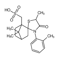 (5',7,7-trimethyl-4'-oxo-3'-(o-tolyl)spiro[bicyclo[2.2.1]heptane-2,2'-thiazolidin]-1-yl)methanesulfonic acid CAS:96963-97-2 manufacturer & supplier