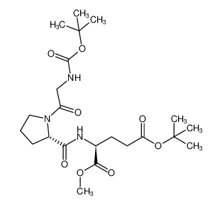 L-Glutamic acid, N-[1-[N-[(1,1-dimethylethoxy)carbonyl]glycyl]-L-prolyl]-,5-(1,1-dimethylethyl) 1-methyl ester CAS:96964-22-6 manufacturer & supplier