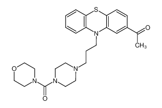 4-{4-[3-(2-acetyl-phenothiazin-10-yl)-propyl]-piperazine-1-carbonyl}-morpholine CAS:96967-66-7 manufacturer & supplier