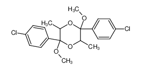 2,5-bis-(4-chloro-phenyl)-2,5-dimethoxy-3,6-dimethyl-[1,4]dioxane CAS:96972-56-4 manufacturer & supplier