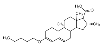 1-((R)-10,13,16-Trimethyl-3-pentyloxy-2,7,8,9,10,11,12,13,14,15,16,17-dodecahydro-1H-cyclopenta[a]phenanthren-17-yl)-ethanone CAS:96974-05-9 manufacturer & supplier