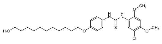 N-(4-Dodecyloxy-phenyl)-N'-(5-chlor-2,4-dimethoxy-phenyl)-thioharnstoff CAS:96974-78-6 manufacturer & supplier