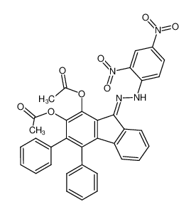 1,2-Diacetoxy-3,4-diphenyl-fluorenon-(2,4-dinitro-phenylhydrazon) CAS:96975-89-2 manufacturer & supplier