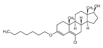 3-n-Heptyloxy-6-chlorandrosta-3,5-dien-17β-ol CAS:96979-28-1 manufacturer & supplier