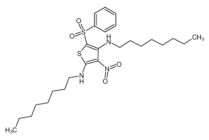 4-Nitro-3,5-di-octylamino-2-phenylsulfon-thiophen CAS:96979-37-2 manufacturer & supplier