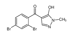 Methanone, (2,4-dibromophenyl)(5-hydroxy-1-methyl-1H-pyrazol-4-yl)- CAS:96992-38-0 manufacturer & supplier