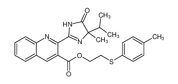 2-(p-tolylthio)ethyl 2-(4-isopropyl-4-methyl-5-oxo-4,5-dihydro-1H-imidazol-2-yl)quinoline-3-carboxylate CAS:96995-74-3 manufacturer & supplier