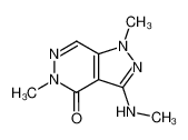 1,5-Dimethyl-3-methylamino-1,5-dihydro-pyrazolo[3,4-d]pyridazin-4-one CAS:97002-47-6 manufacturer & supplier